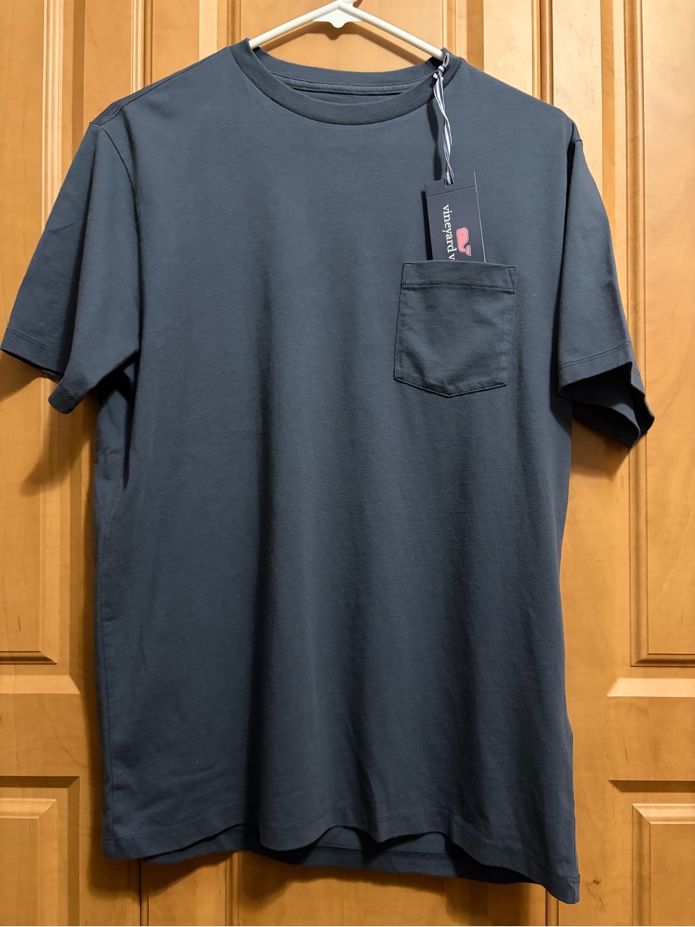 Vineyard Vines Short-Sleeve Pocket Tee in Slate Blue
